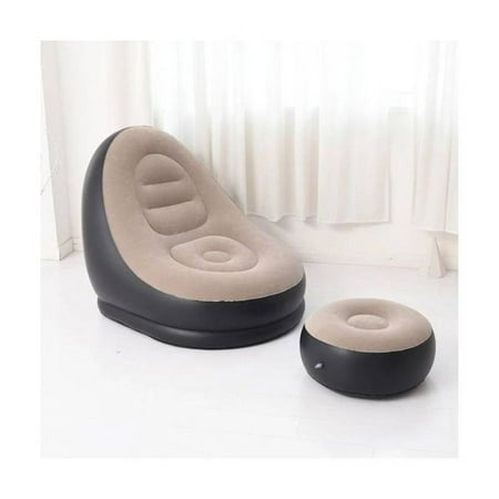 Sofa Inflable Con Reposa Pies