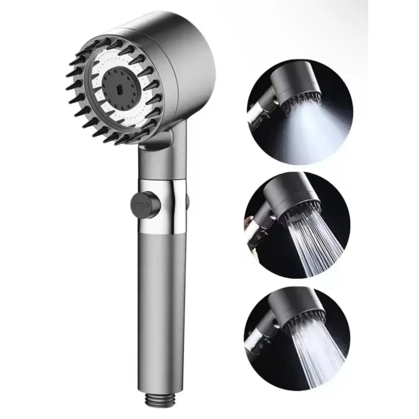 Cabezal De Ducha Con Masajeador Alta Presión